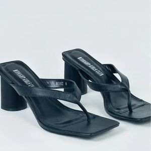 Princess Polly black heels